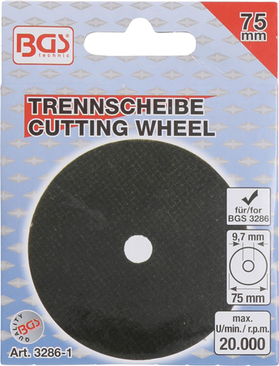 Řezný kotouč, 75 mm