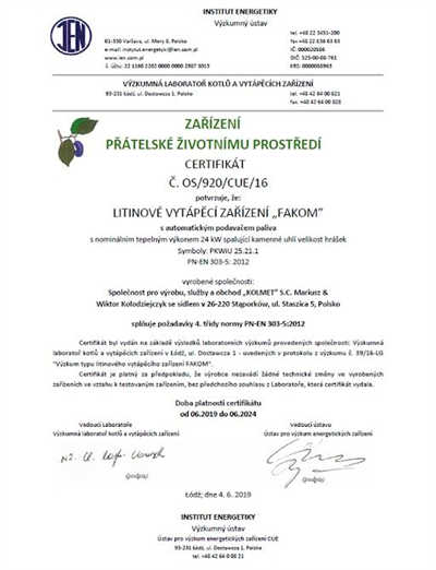 Přestavbová sada PROSAT LUX 4. třída pro Viadrus U22 a U26, 6 článků + ST-37N RS