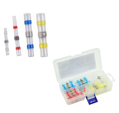 Letovací spojky s cínem 0,25-6mm2, sada 100ks GEKO