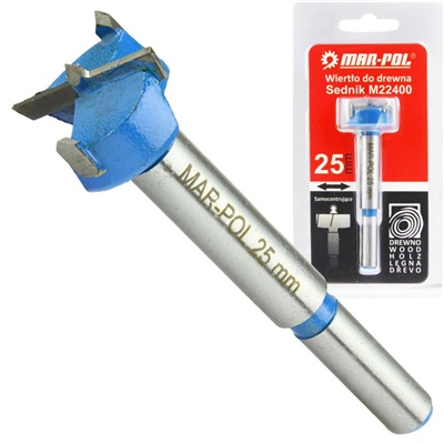 Fréza čelní, sukovník do dřeva 25mm MAR-POL