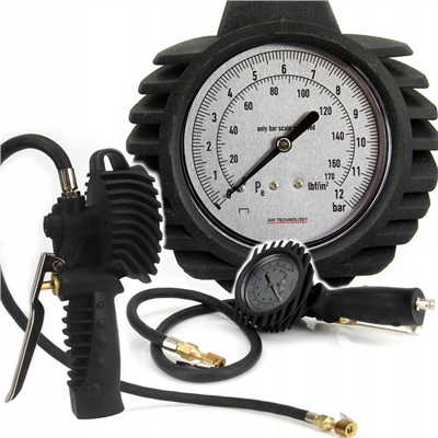 Pistole na hustění pneumatik Profi s manometrem BJC