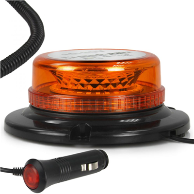 Výstražný maják, světlo oranžové 10-30V, 15W, 30 LED MAR-POL