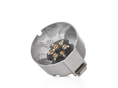 Zásuvka tažného zařízení 7 pólů, 12V, hliníková