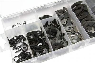 Segerový pojistný kroužek (E-KLIP), sada 300ks MAR-POL