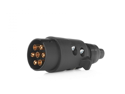 Zástrčka tažného zařízení 7 pólů, 12V, plastová