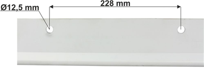 Stahovací lišta 2m/18cm pro benzínovou vibrační jednotku RIPPER