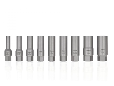 Nástrčné hlavice 6-19mm, na poškozené, stržené šrouby, sada 11ks TVARDY