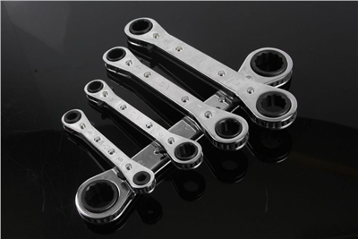 Ploché ráčnové klíče 5ks 6-22mm MAR-POL