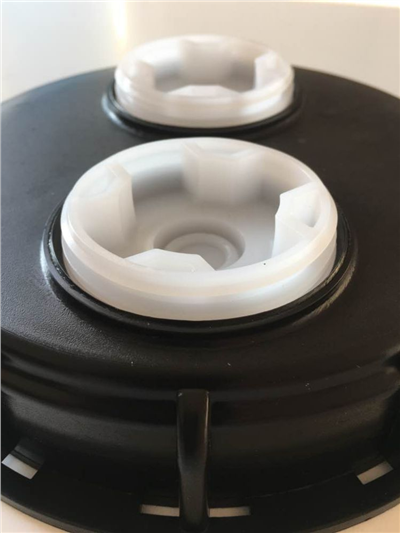 Víko, kryt pro kontejner na vodu IBC 155mm, pro plnění a odvzdušňování