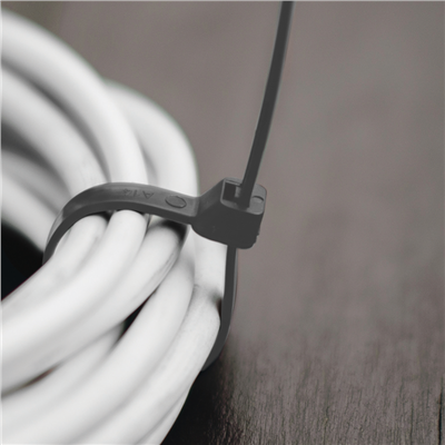 Stahovací pásky na vodiče 2.5x100mm, 100ks GRAY