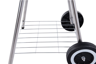 Gril na dřevěné uhlí, rošt o41cm, s víkem a obalem GEKO