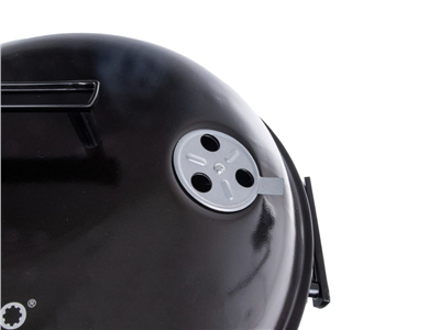 Gril na dřevěné uhlí, rošt o41cm, s víkem a obalem GEKO