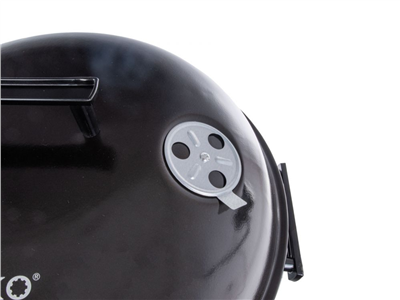 Gril na dřevěné uhlí, rošt o41cm, s víkem a obalem GEKO