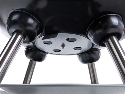 Gril na dřevěné uhlí, rošt o41cm, s víkem a obalem GEKO