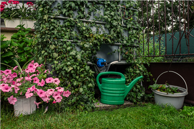 Sada pro kontejner na vodu IBC, kohoutek 3/4" s připojením IBCS60x6 pro hadice 5/8" a konektorem na rychlospojku