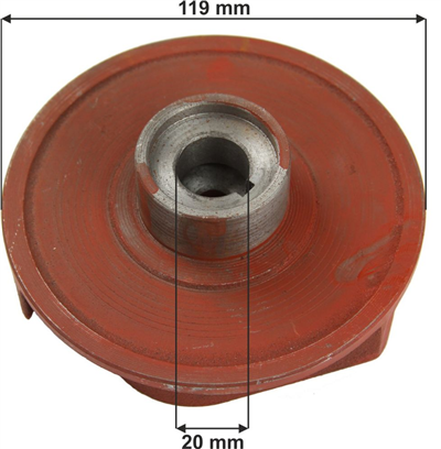 Oběžné kolo k vodnímu čerpadlu 2" MAR-POL