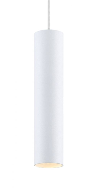 LED závěsné světlo, bílá tuba 8W, 230V KAXL