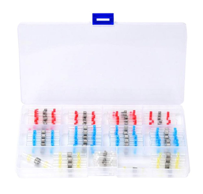 Letovací spojky s cínem 0,25-6mm, sada 120ks