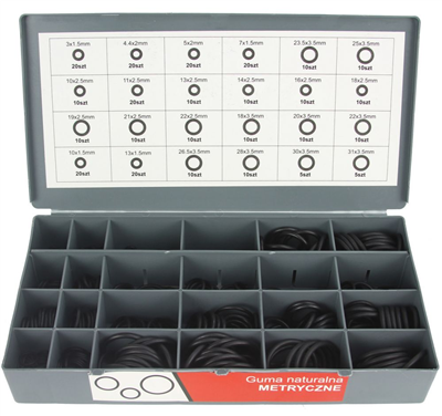 Sada těsnících O-kroužků 900 ks MAR-POL