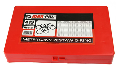 Velká sada těsnění o-kroužků 419ks MAR-POL