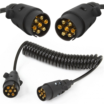 Kabel prodlužovací 3 m, 7 pólů, zástrčka/zástrčka - MAR-POL