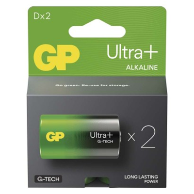 Alkalická baterie GP Ultra Plus D (LR20)