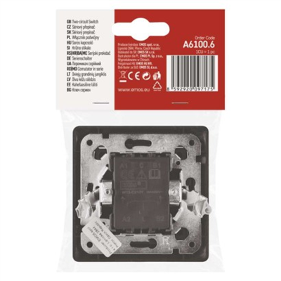 Přepínač sériový č. 5, antracit