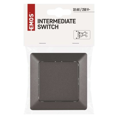 Přepínač křížový č. 7, antracit