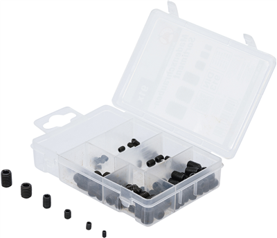 BGS 88156, Sada šroubů vnitřní červ | 91dílná