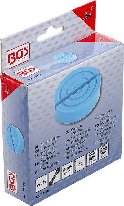 BGS 72110, Gumová podložka | pro zvedák | O 105 mm