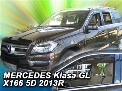Ofuky oken Merceces GL-Class 2012-2019 (přední, X166)