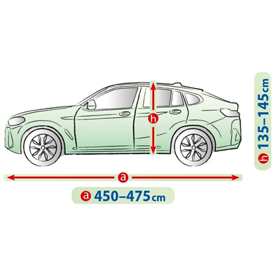Ochranná plachta Mobile Garage na auto BMW X4 2018- (G02)