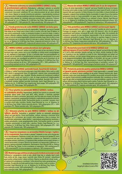 Ochranná plachta Mobile Garage L na auto Mercedes Vito / Viano / V-Class