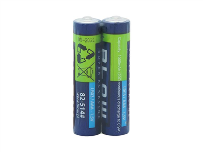 Baterie AAA (LR03) alkalická BLOW Super Alkaline 2ks / shrink