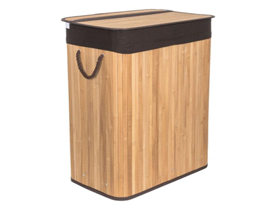 Koš prádelní G21 Bambus 105l Brown