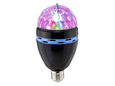 Žárovka E27 RGB Light party Renkforce černá