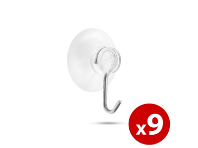 Věšák s přísavkou FAMILY 58538 9ks