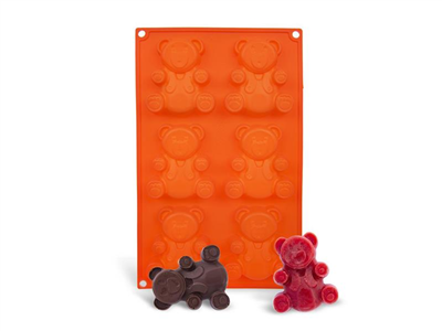 Forma na pečení medvídků ORION 31x18x2cm Orange