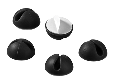 Organizér na kabely GOOBAY 95040 5ks Black