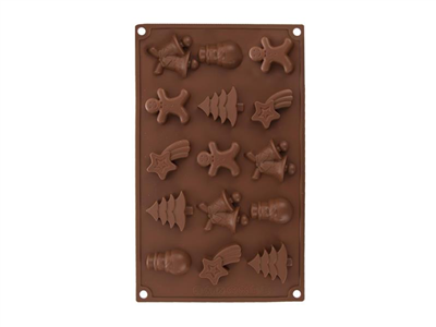 Forma na pečení vánočního cukroví ORION 29x17x1,5cm Brown
