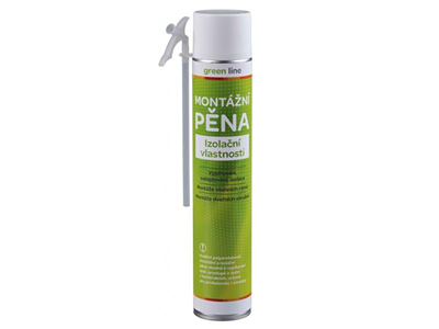 Pěna DEN BRAVEN GREEN LINE montážní trubičková 750ml