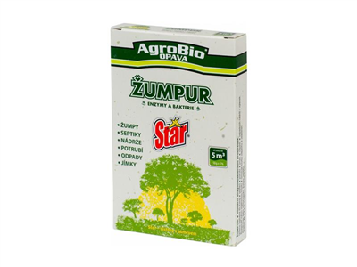 Přípravek k rozkladu organických nečistot v potrubí a septiku AGROBIO Žumpur 50g