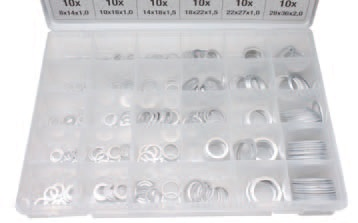 Podložky těsnící hliníkové 300ks