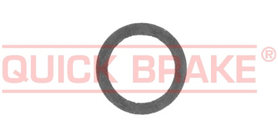 Podložka, těsnění pod matici, vnitřní průměr 12,3 mm, měděná, pro opravu brzd