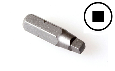 Bity čtyřhranné Robertson 1/4