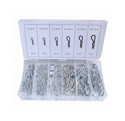 Závlačky pružinové 1.6-3.8 mm, sada 150 ks - ASTA