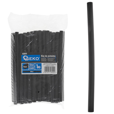 Náplně do tavné pistole - tyčinky 11x200 mm, černé, 1 kg