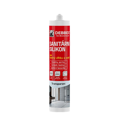 Sanitární silikon transparentní - 280ml