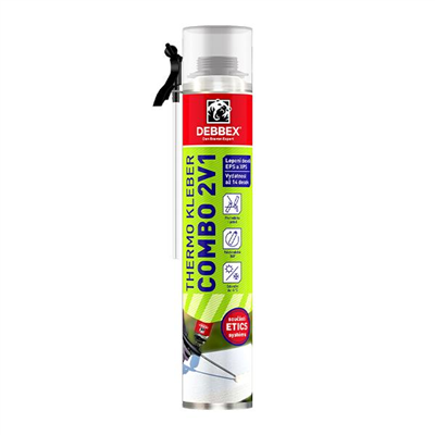 Nízkoexpanzní pěna Thermo Kleber COMBO 2v1 - 750ml