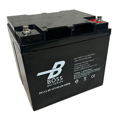BOSS Deep Cycle GEL 12V 45Ah 198x166x174/174 M6 1200 cyklů